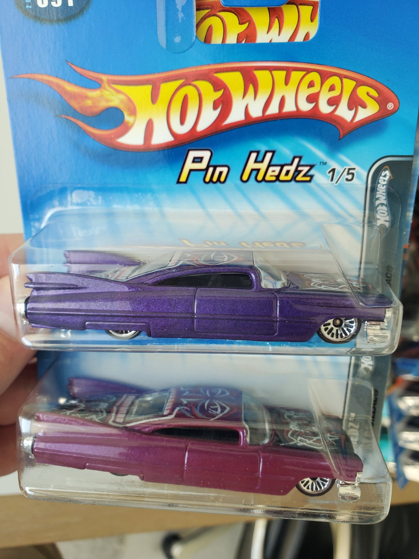 2005 Hot Wheels 1959 Cadillac - Two Variations-Malaysia/Thailand