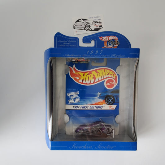 1997 Hot Wheels 30th Anniversary Scorchin Scooter