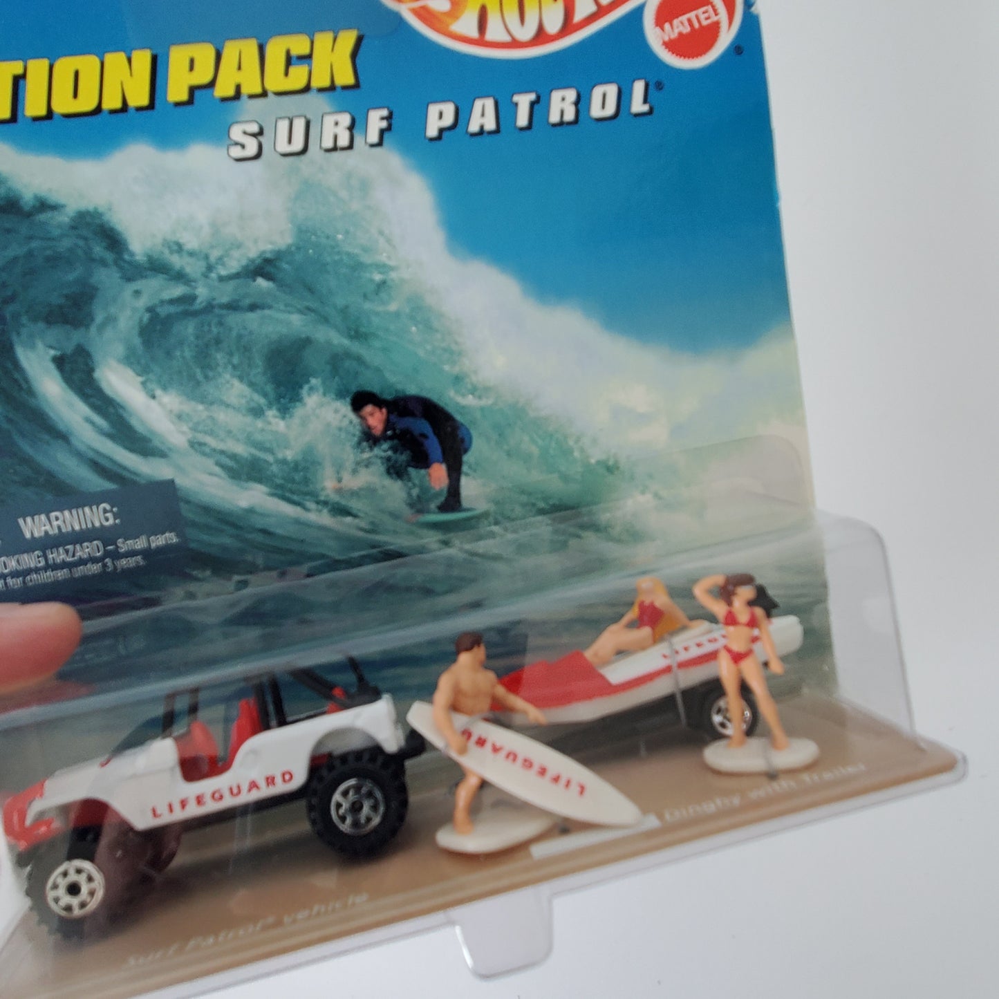 1996 Hot Wheels Action Pack Surf Patrol Jeep