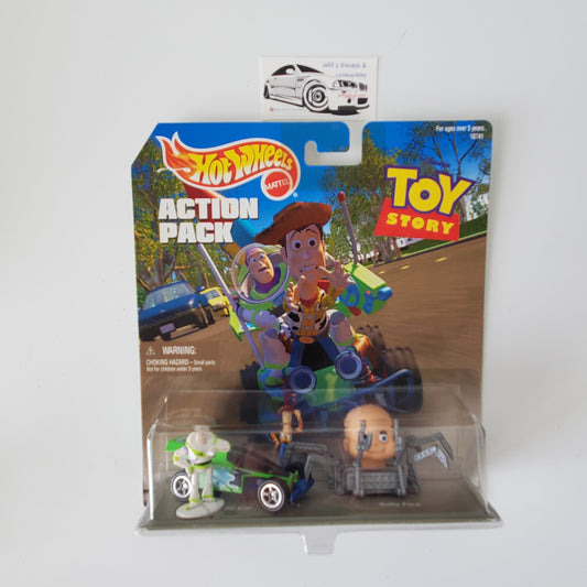 1998 Hot Wheels Action Pack Toy Story Woody Buzz Lightyear