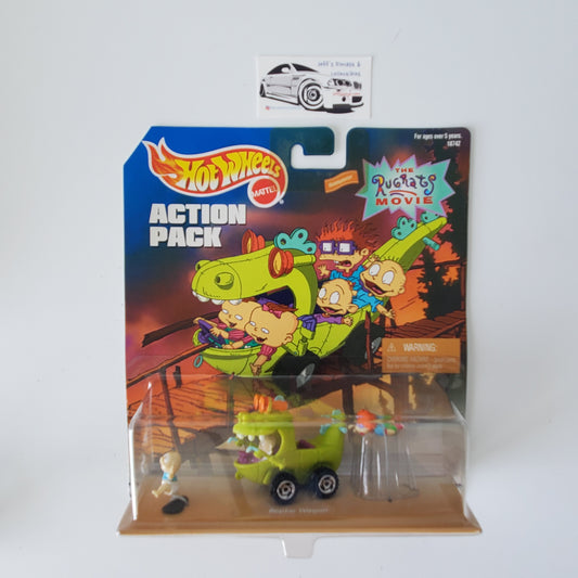 1998 Hot Wheels Action Rugrats Chucky Tommy Reptar Wagon