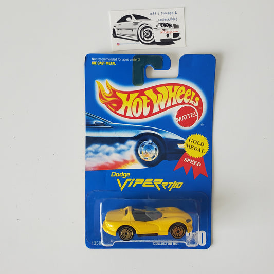 1991 Hot Wheels Dodge Viper RT/10 #210 Yellow