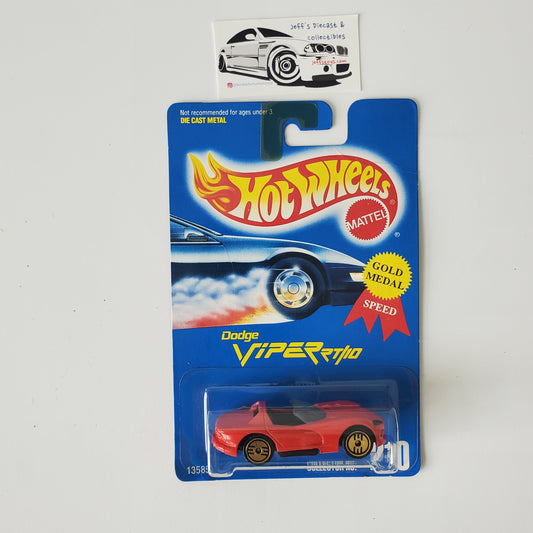 1991 Hot Wheels Dodge Viper RT/10 #210 Red