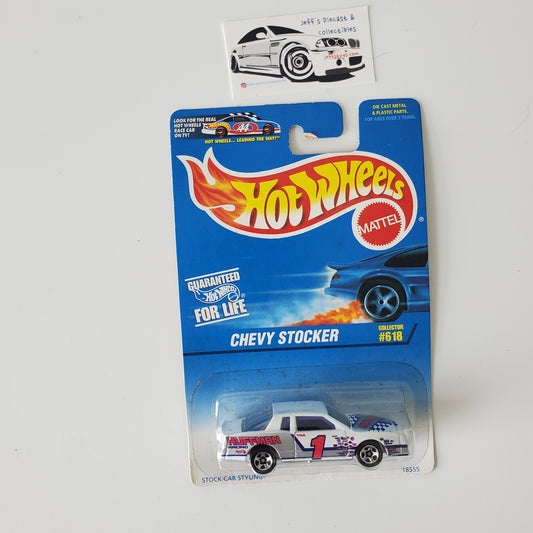1997 Hot Wheels Chevy Stocker #618 **Damaged Card