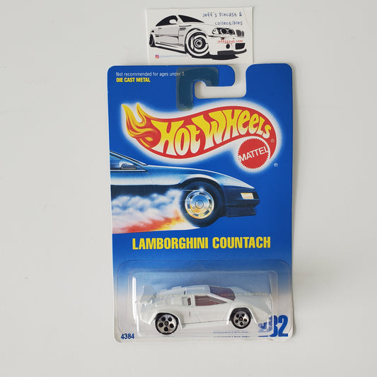 1991 Hot Wheels Lamborghini Countach #232 5 Dot