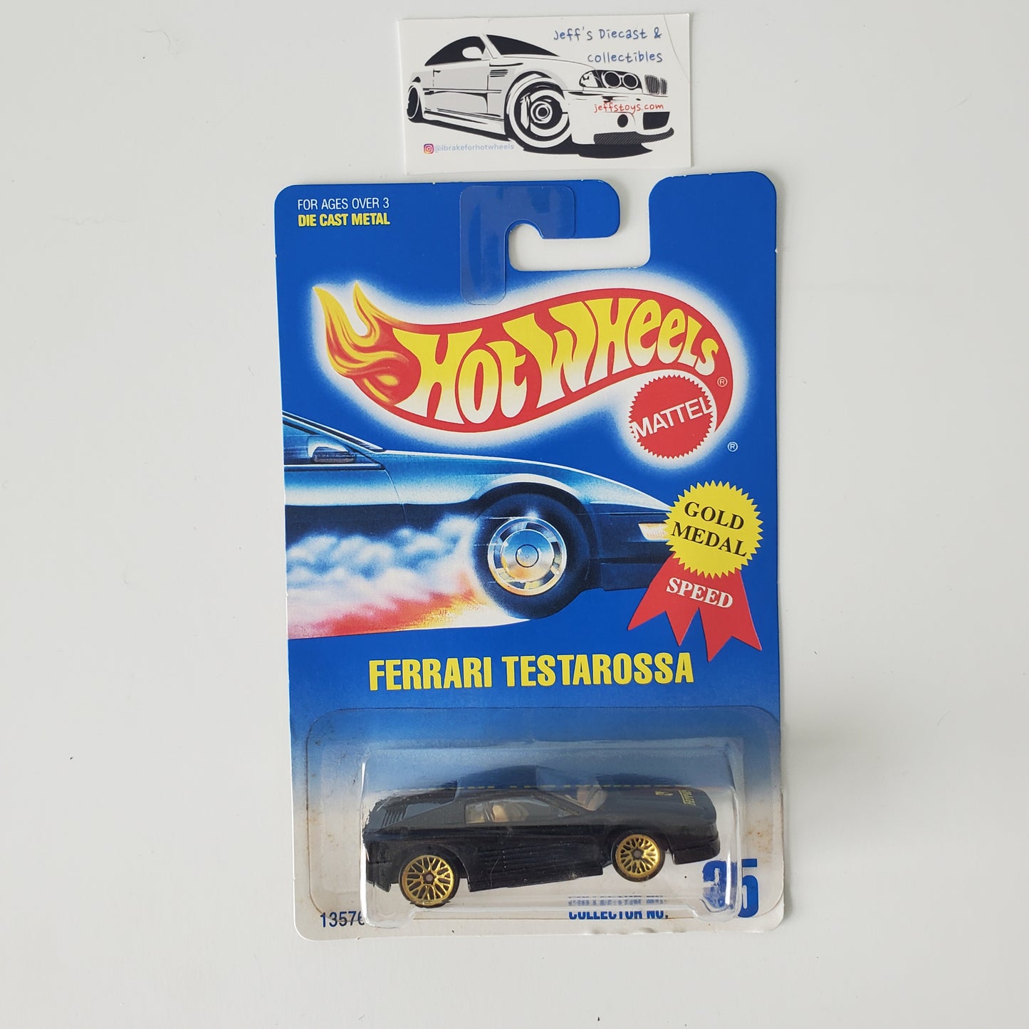 1991 Hot Wheels Ferrari Testarossa #35 **Error