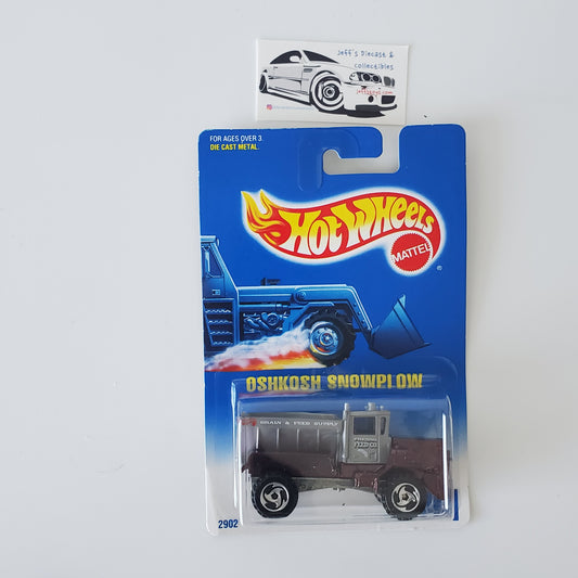 1991 Hot Wheels Oshkosh Snowplow #201 Fresno Feed Co.