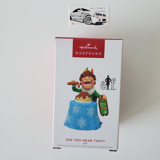 2023 Hallmark Elf Did you Hear That Magic Christmas Ornament