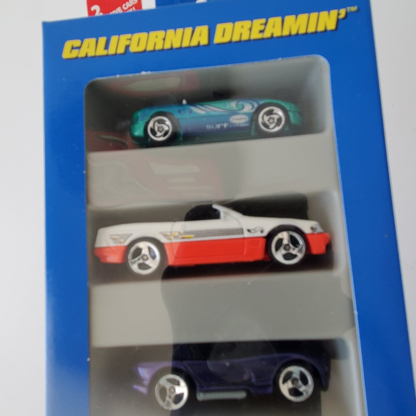 1996 Hot Wheels California Dreamin' 5 Pack Mercedes BMW '59 Caddy