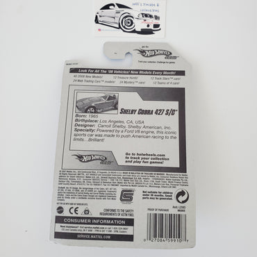 2008 Hot Wheels Shelby Cobra 427 S/C #154