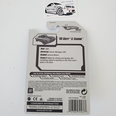 2009 Hot Wheels '68 Chevy El Camino #118 Silver