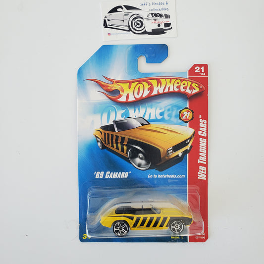 2008 Hot Wheels '69 Camaro #97 Web Trading