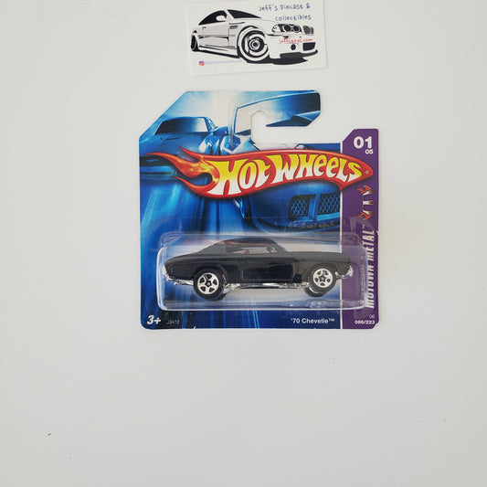2006 Hot Wheels '70 Chevelle Motown Metal Rare Short Card