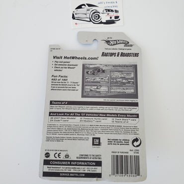 2007 Hot Wheels '70 Chevelle Orange Ragtop Redlines