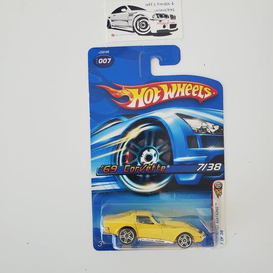 2006 Hot Wheels '69 Corvette #7 - Bad Card