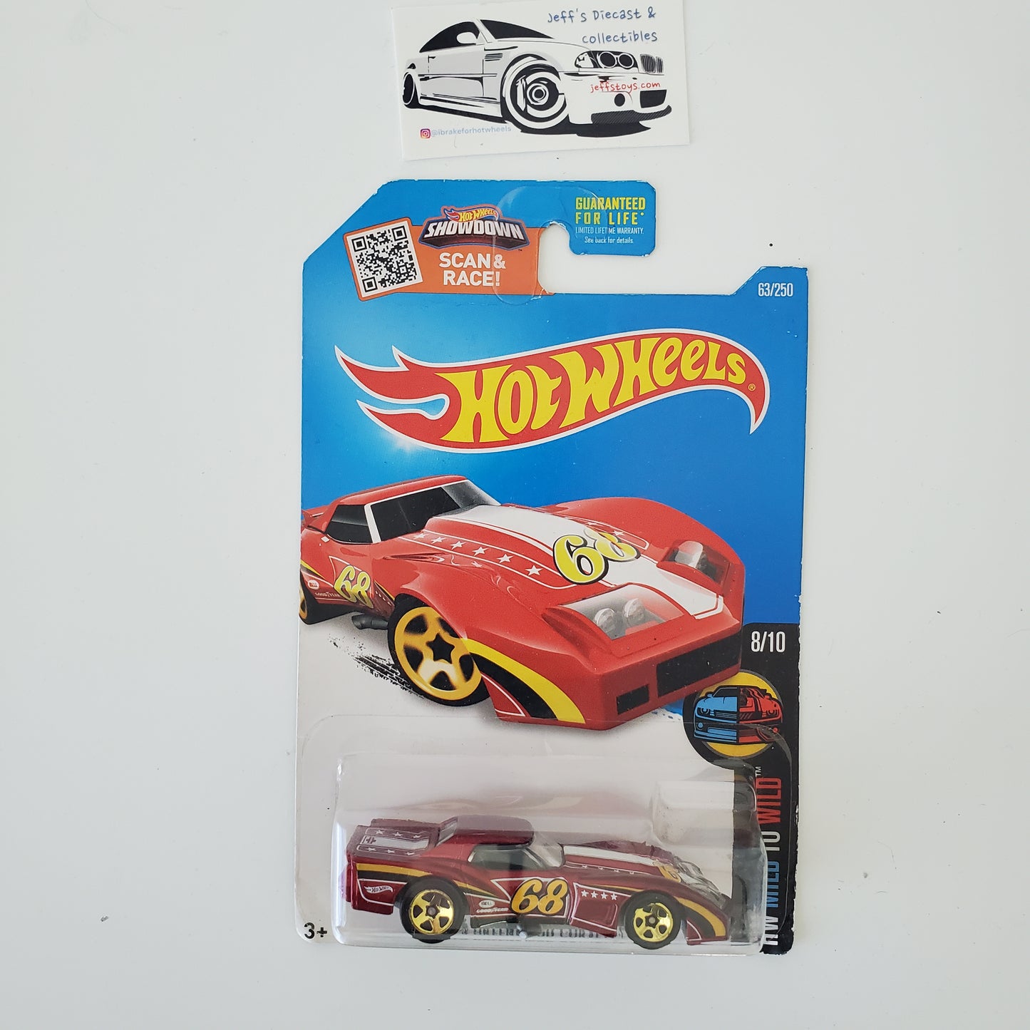 2015 Hot Wheels '76 Greenwood Corvette Red