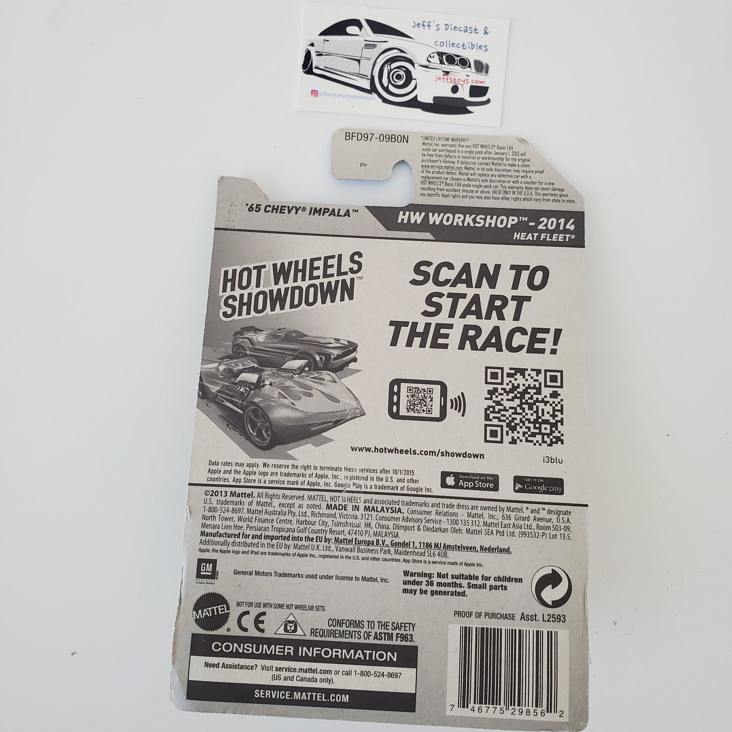 2014 Hot Wheels '65 Chevy Impala #218