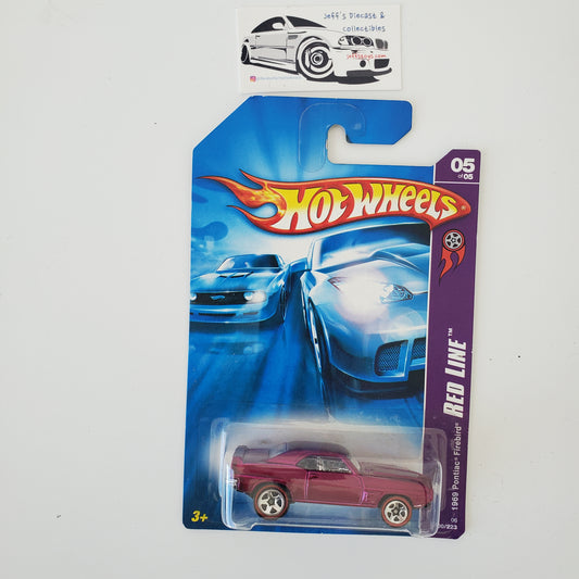 2007 Hot Wheels '69 Pontiac Firebird Redline #100