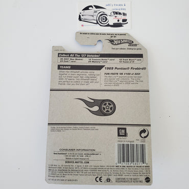 2007 Hot Wheels '69 Pontiac Firebird Redline #100