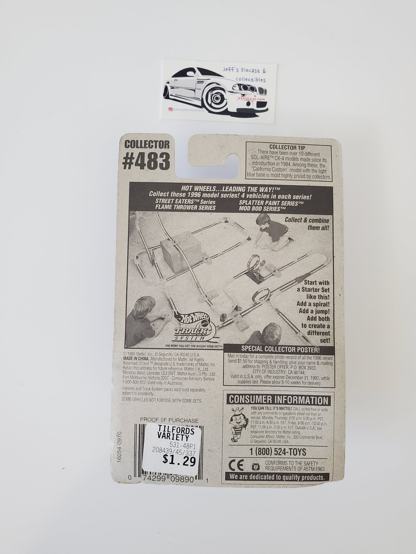 1995 Hot Wheels Thunder Roller #483