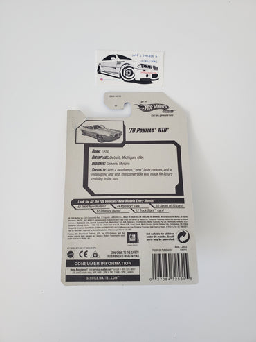 2008 Hot Wheels '70 Pontiac GTO #29