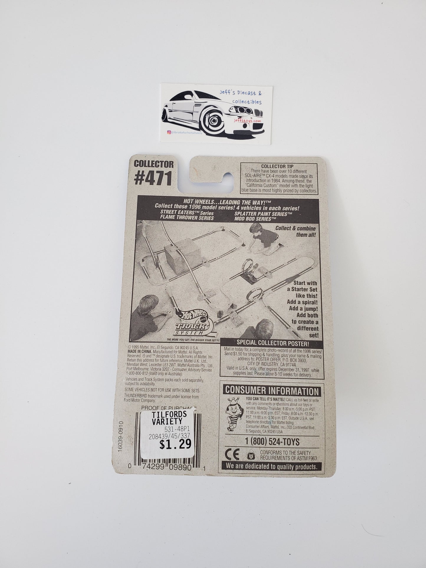 1996 Hot Wheels Velocitor #471