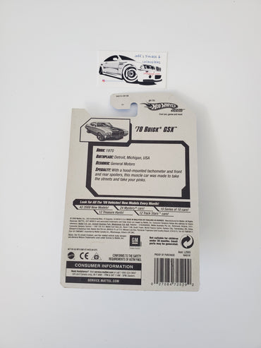 2009 Hot Wheels '70 Buick GSX #7