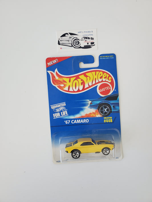 1995 Hot Wheels '67 Camaro #448 - Rare Base Errors!