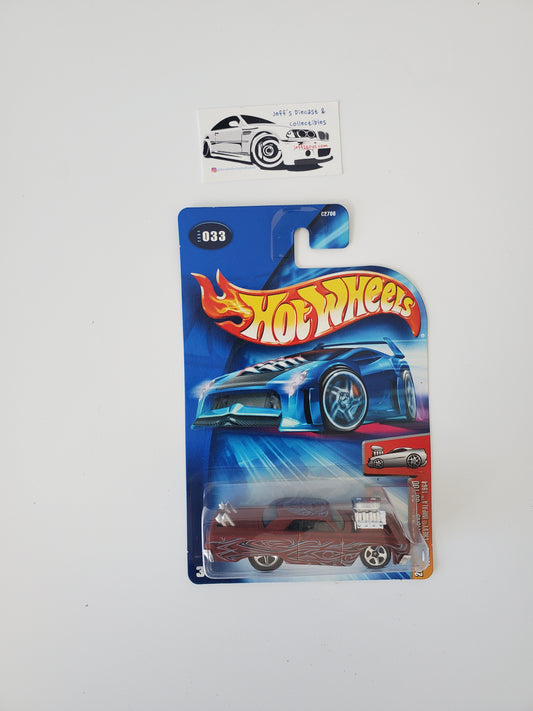 2004 Hot Wheels Tooned 1964 Chevy Impala #33