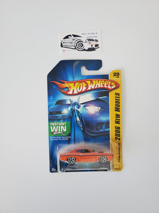 2007 Hot Wheels '70 Dodge Challenger Hemi #29