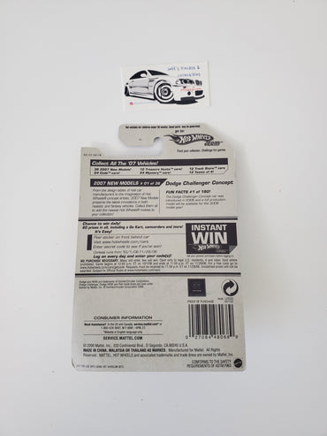 2007 Hot Wheels Dodge Challenger Concept #1 Orange