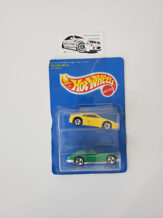 1996 Hot Wheels Ferrari 355 & '63 Corvette - Rare 2 Pack
