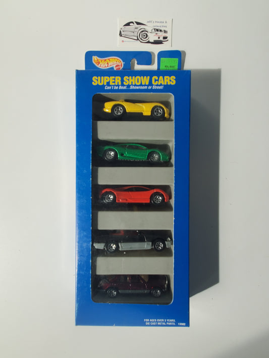 1995 Hot Wheels Super Show Cars 5 Pack - Mercedes!