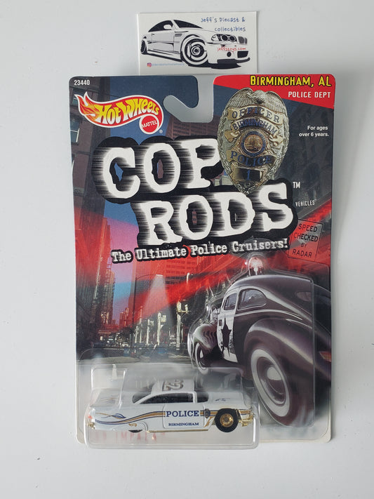 1999 Hot Wheels Cop Rods '59 Impala Birmingham Police Real Riders