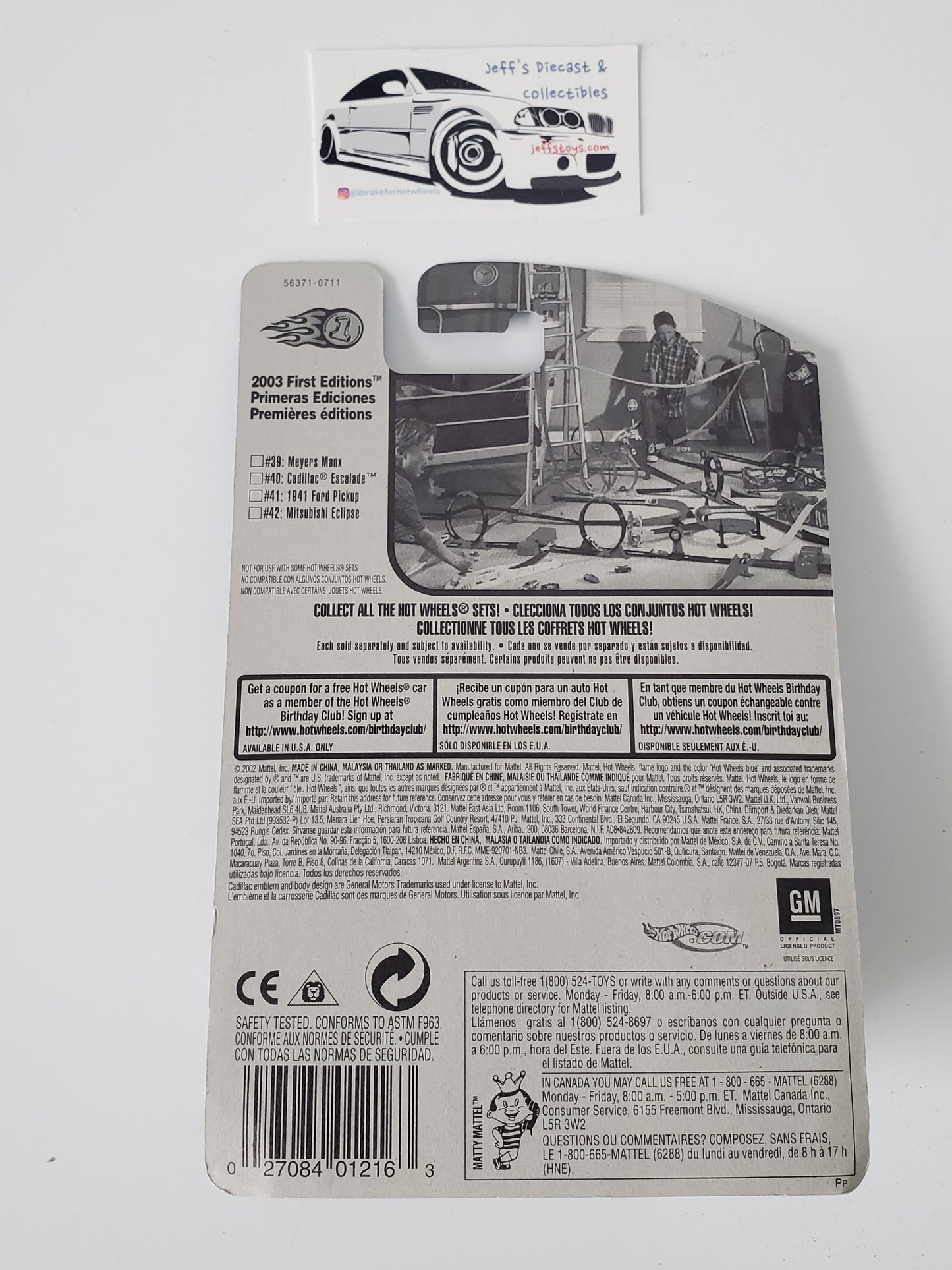 2003 Hot Wheels Cadillac Escalade #52