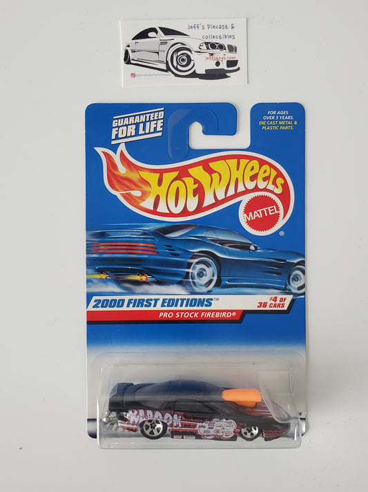 2000 Hot Wheels Pro Stock Firebird #64 Black