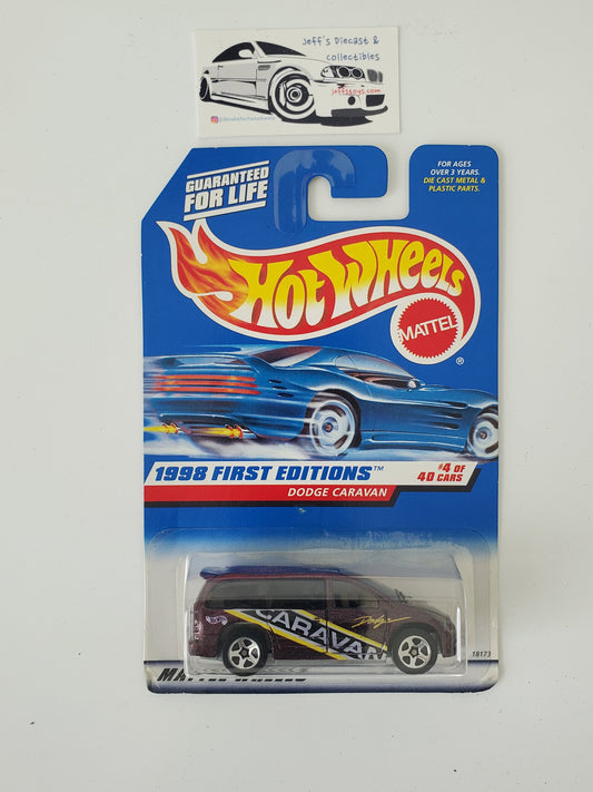1998 Hot Wheels Dodge Caravan #633 5 Spoke