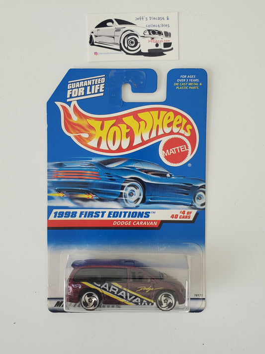 1998 Hot Wheels Dodge Caravan #633 S/B Wheels