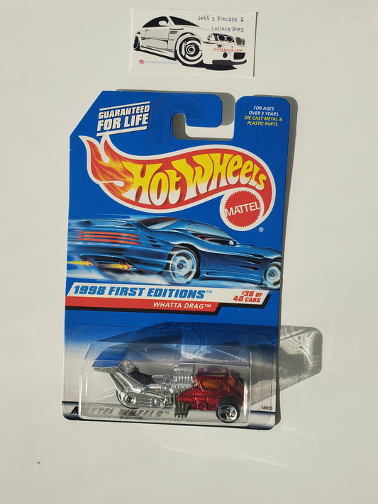 1998 Hot Wheels Whatta Drag #673 BMW Isetta