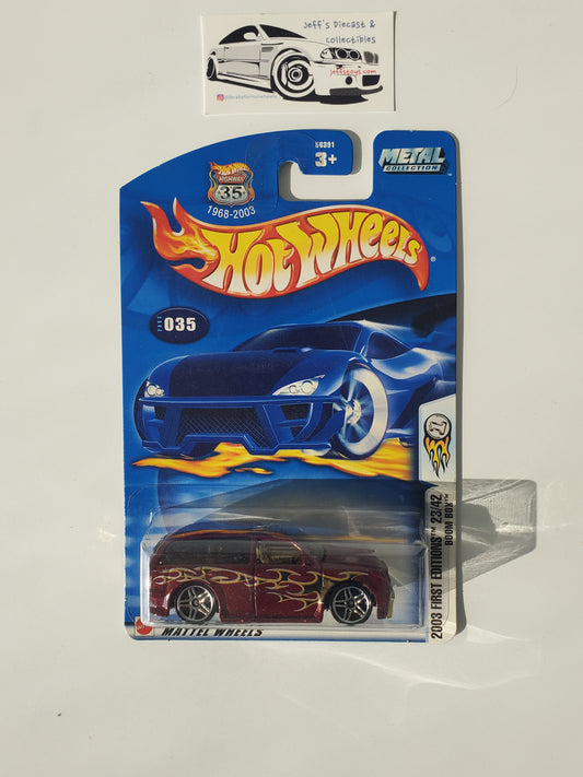 2003 Hot Wheels Boom Box #35 - Red