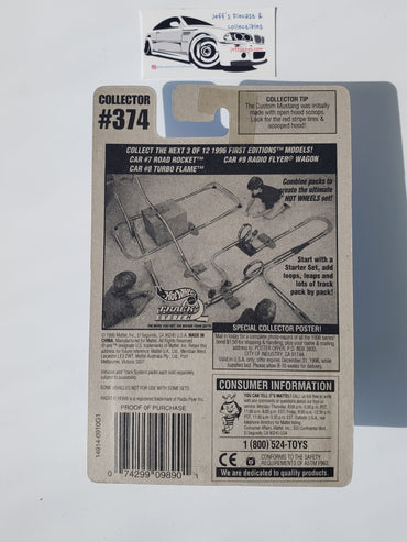 1996 Hot Wheels Radio Flyer Wagon #374 b/w Wheels