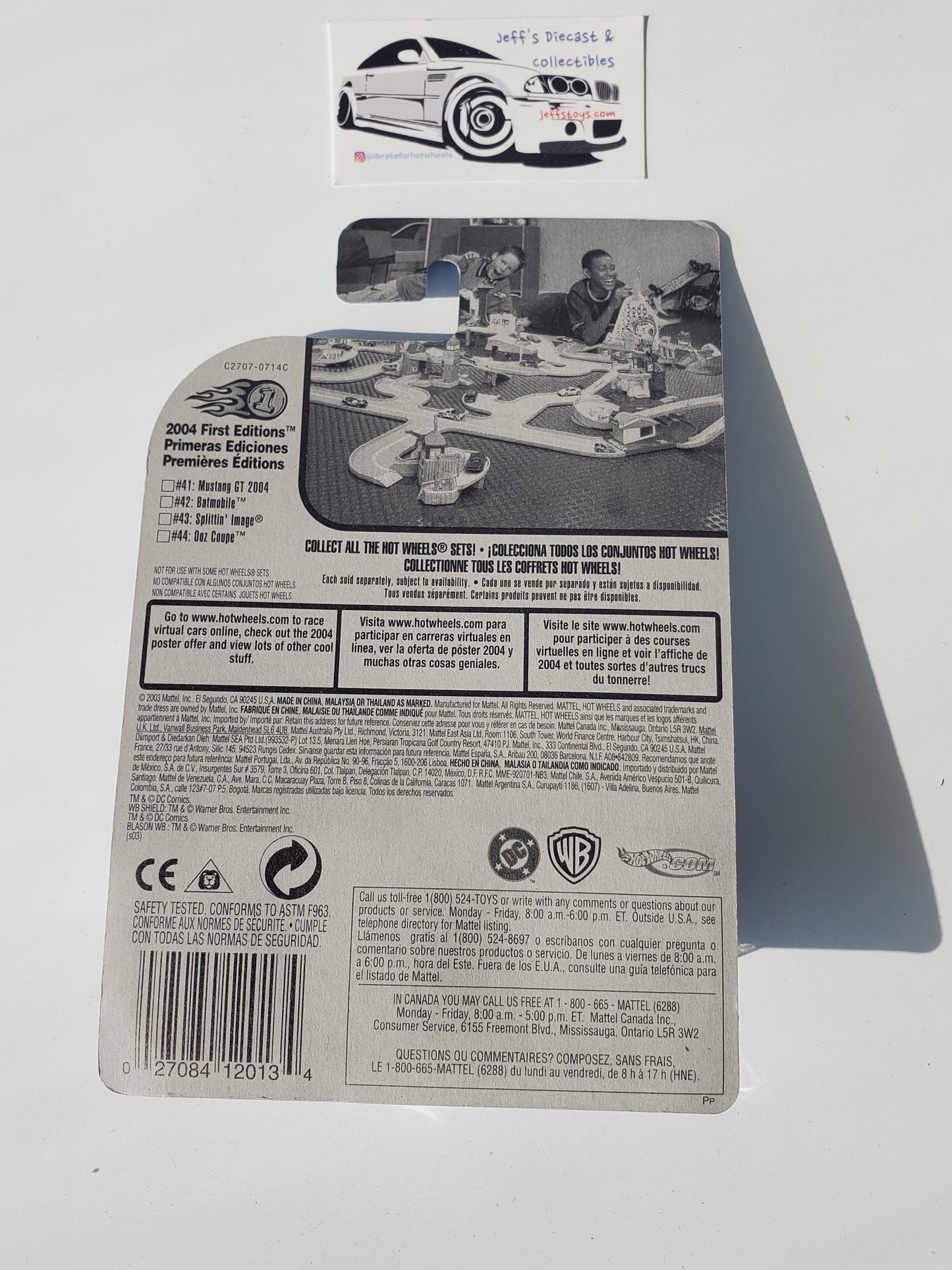 2004 Hot Wheels Hardnoze Batmobile #42