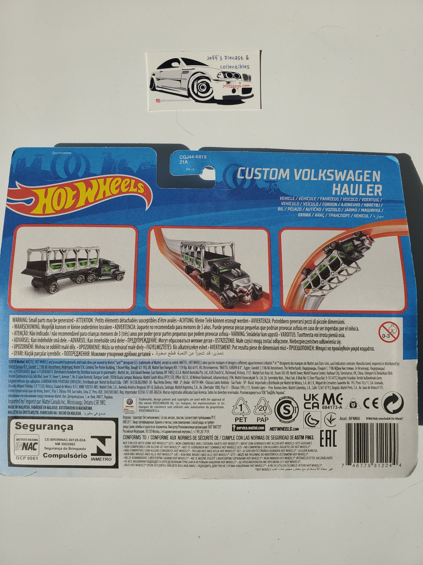 Hot Wheels Track Stars Custom Volkswagen Hauler