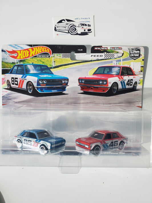 2021 Hot Wheels Car Culture '71 BRE Datsun 510 2 Pack