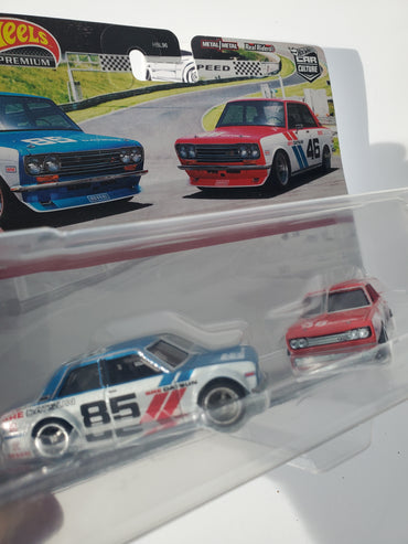 2021 Hot Wheels Car Culture '71 BRE Datsun 510 2 Pack