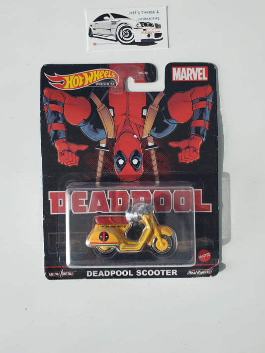2022 Hot Wheels Premium Deadpool Scooter - Bad Card