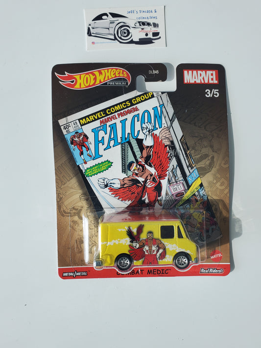 2020 Hot Wheels Premium Marvel Falcon Combat Medic