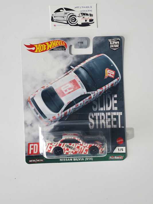 2021 Hot Wheels Premium Slide street Nissan Silvia