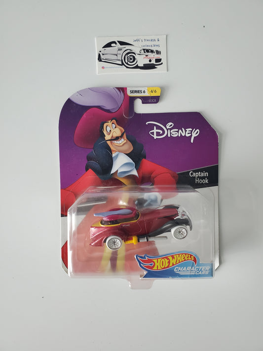2018 Hot Wheels Character Cars Disney's Captain Hook