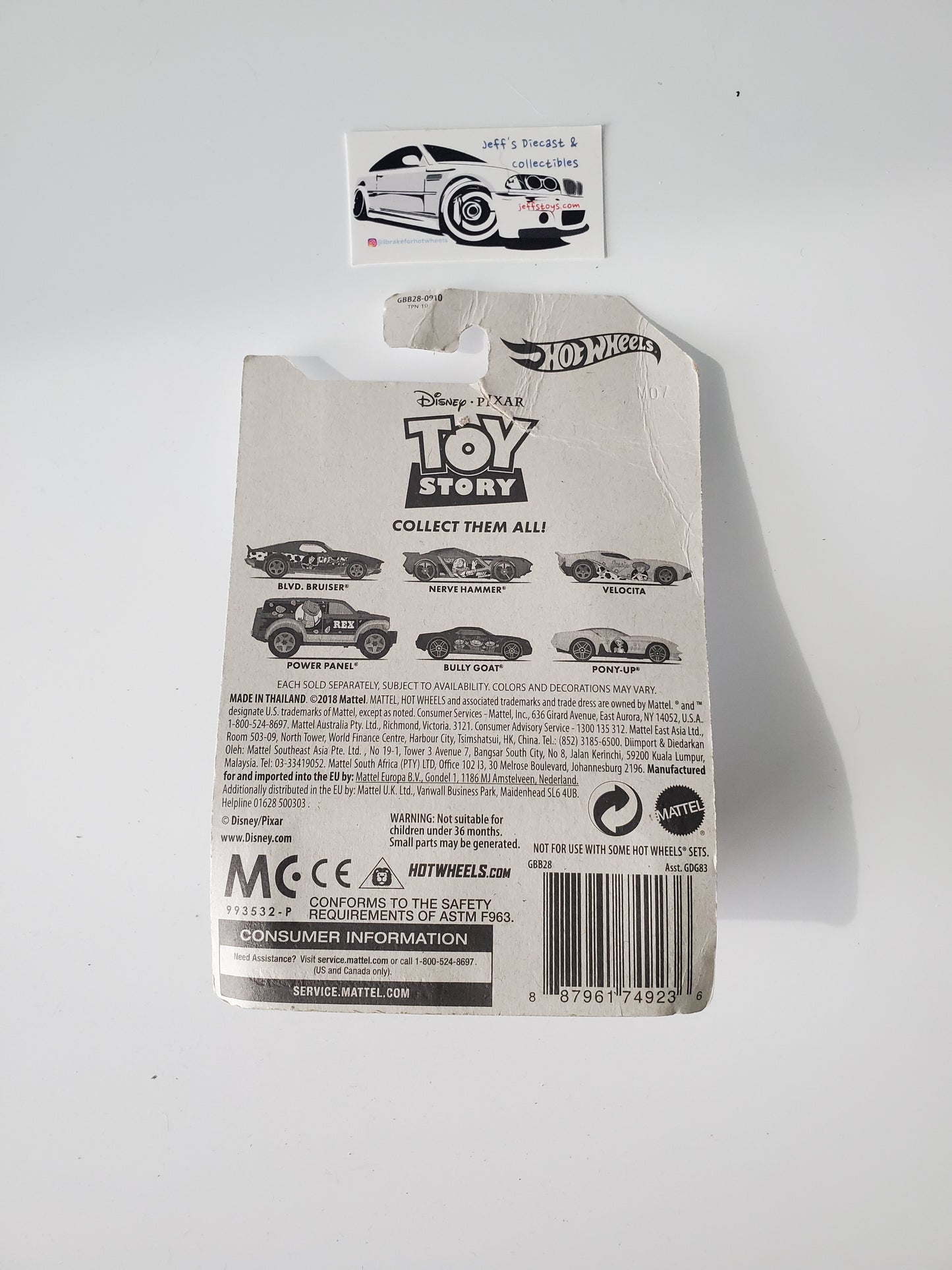 2019 Hot Wheels Toy Story Buzz Nerve Hammer